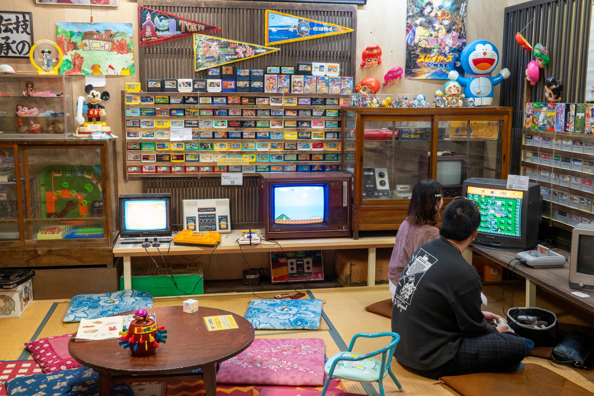 Les jeux vidéos au musée Showa-Kan à Takayama